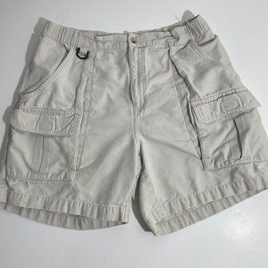 Columbia fishing  Men's Cargo shorts Khaki Size 34